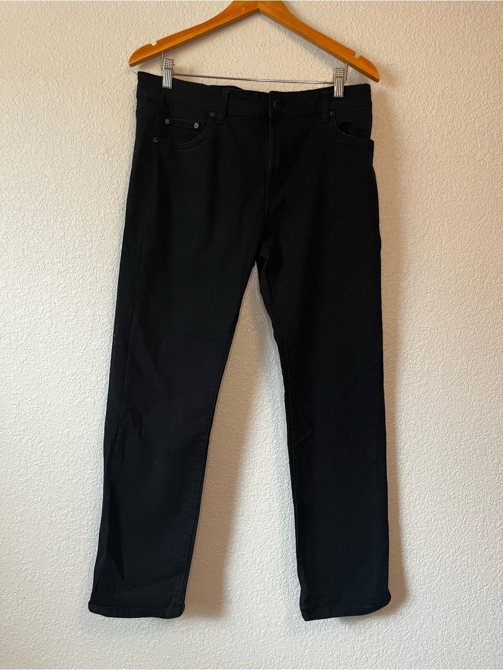 London Fog Collection Black Stretch Jeans 34x30